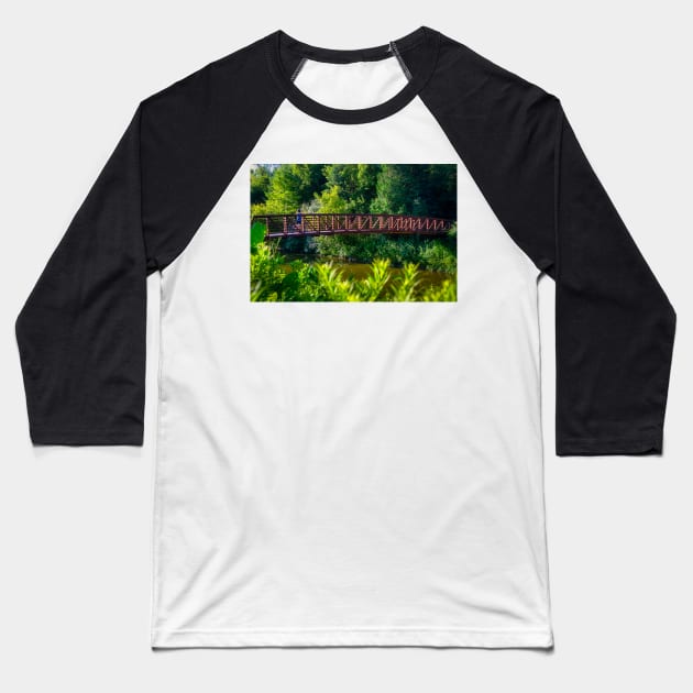 Riding The Trails 2 Baseball T-Shirt by Robert Alsop